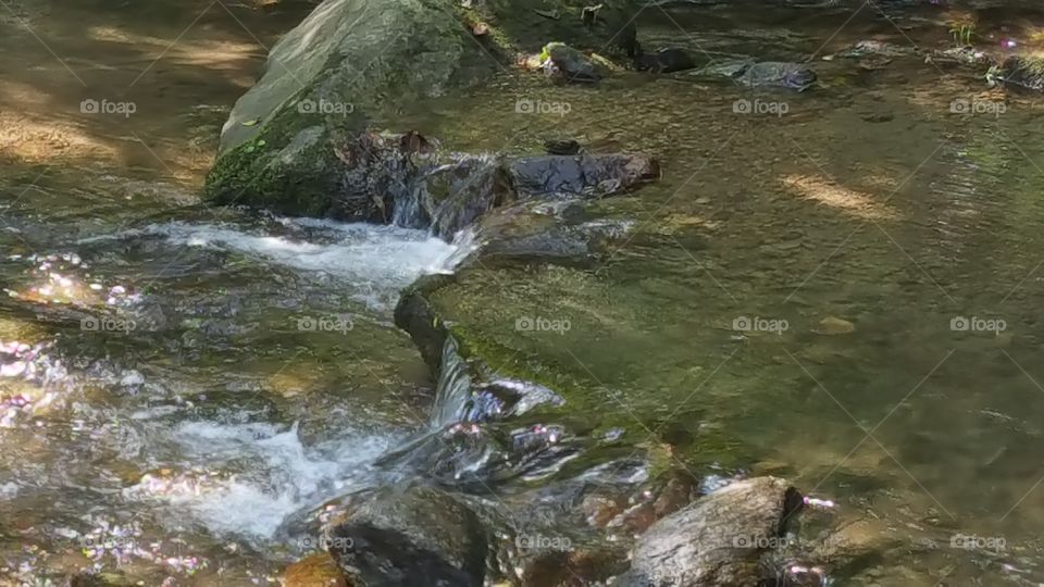 flowing creek