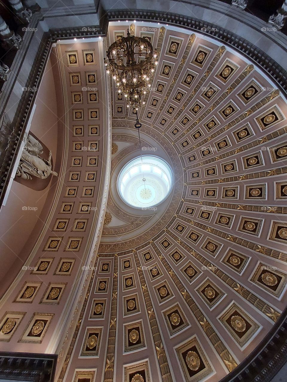 Part of the ceiling in US Capitol