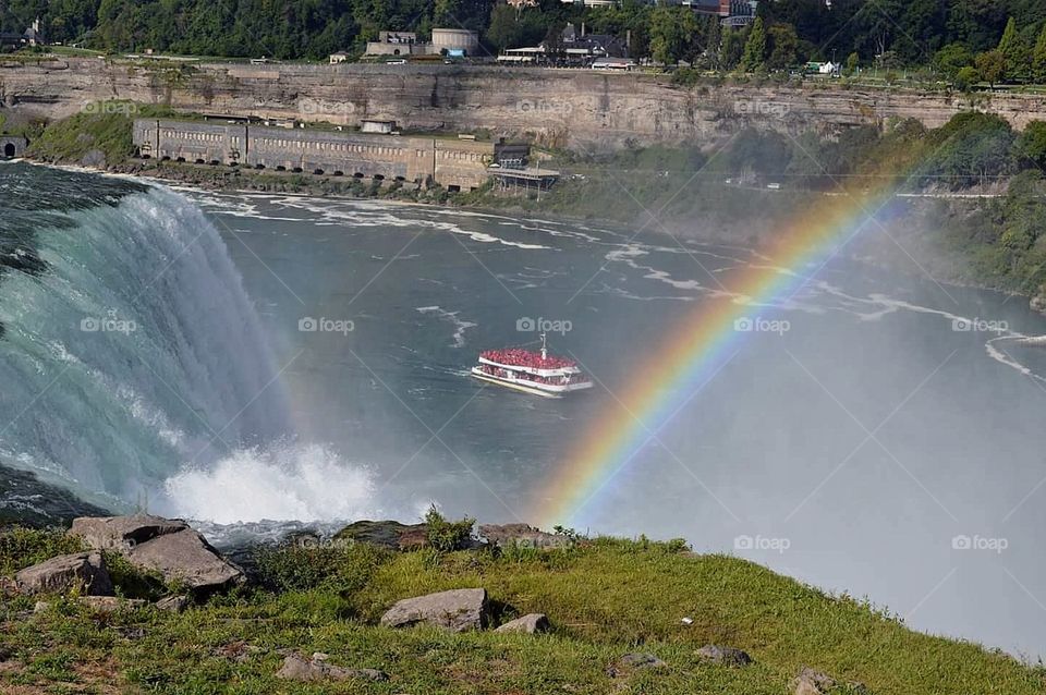 Rainbow over The Maid of the Mist, Niagara Falls
