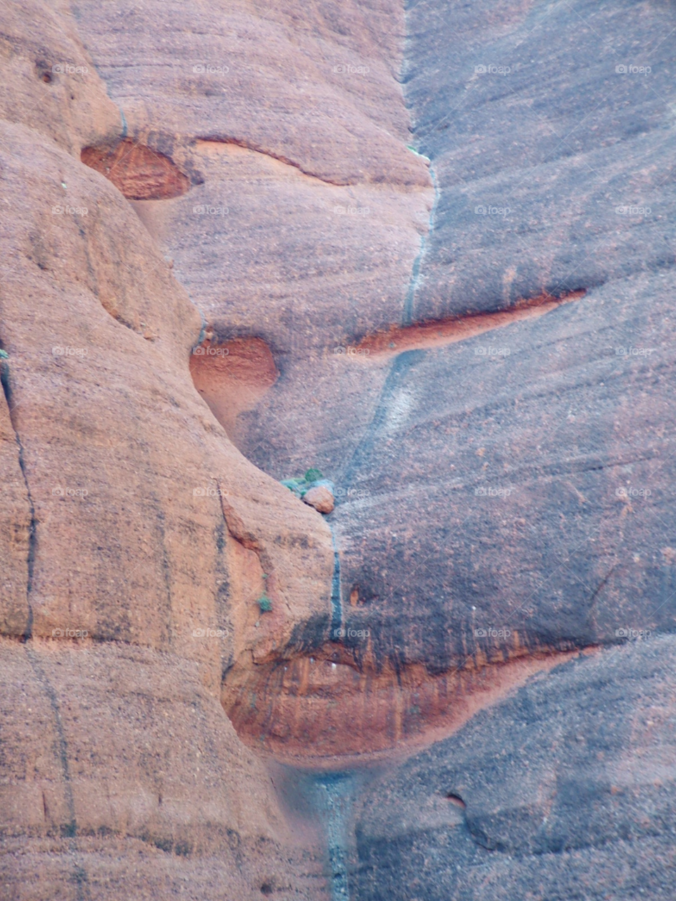 ayers rock uluru red centre rock face by darloandy1963