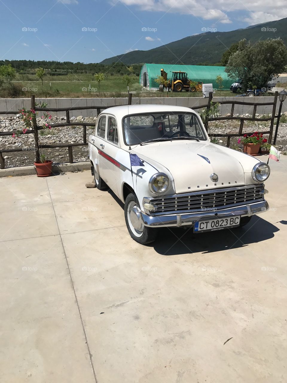 Old Russian car Moskvich
