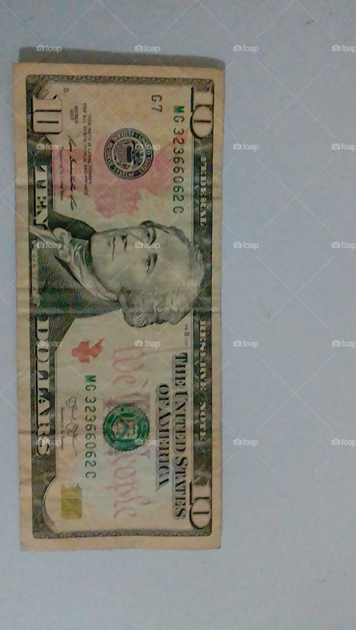 this is a ten dollar bill