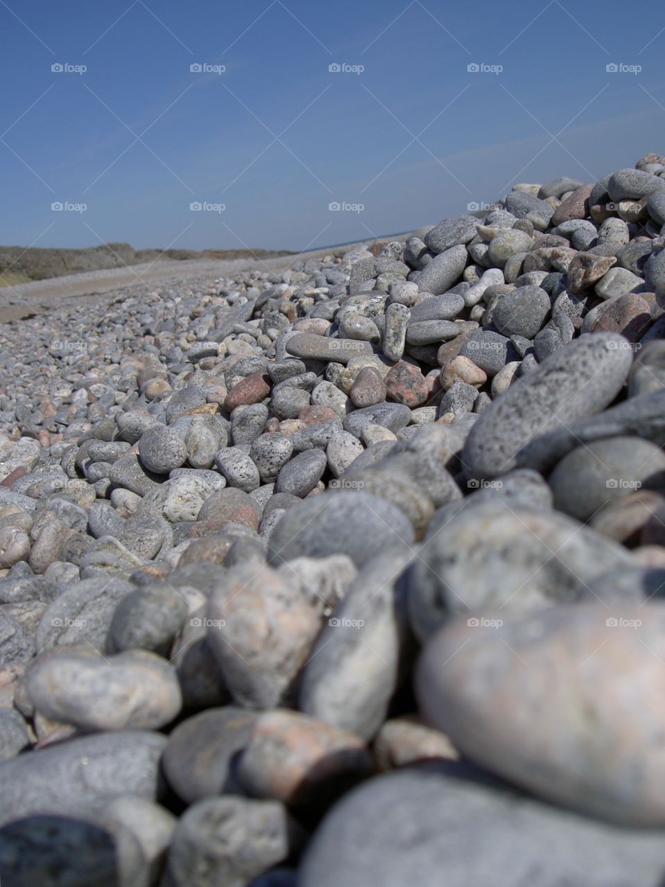 Stone beach view 