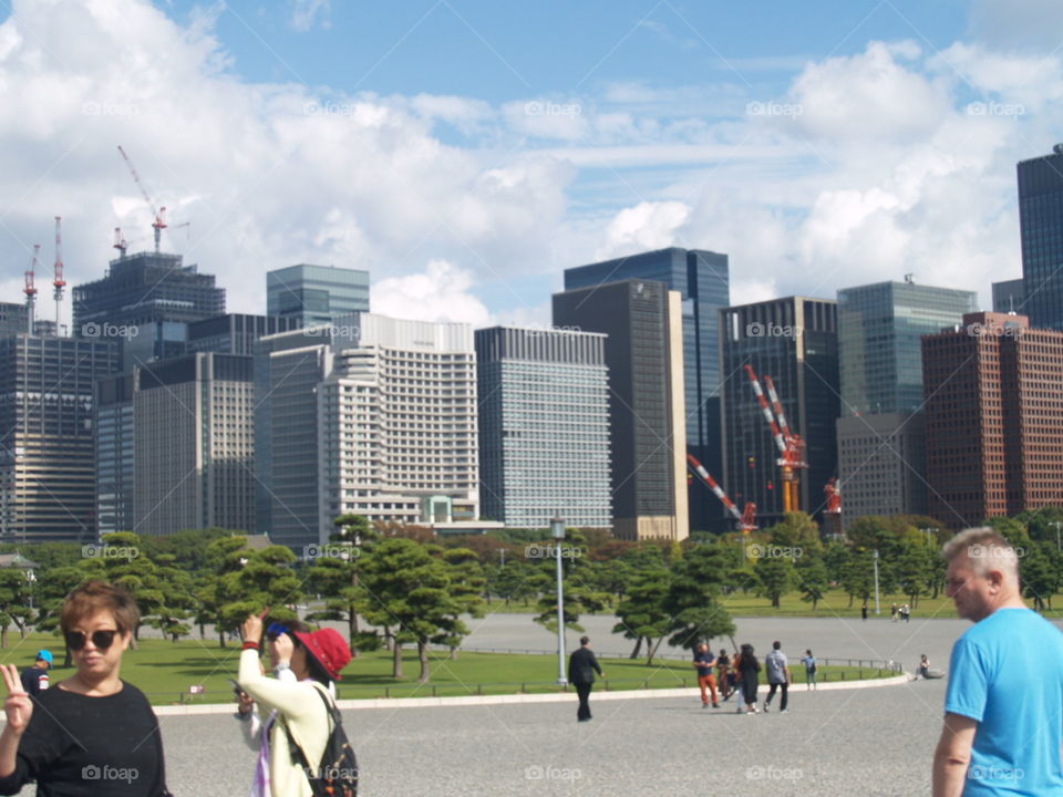 Tokyo Emperor Palace view