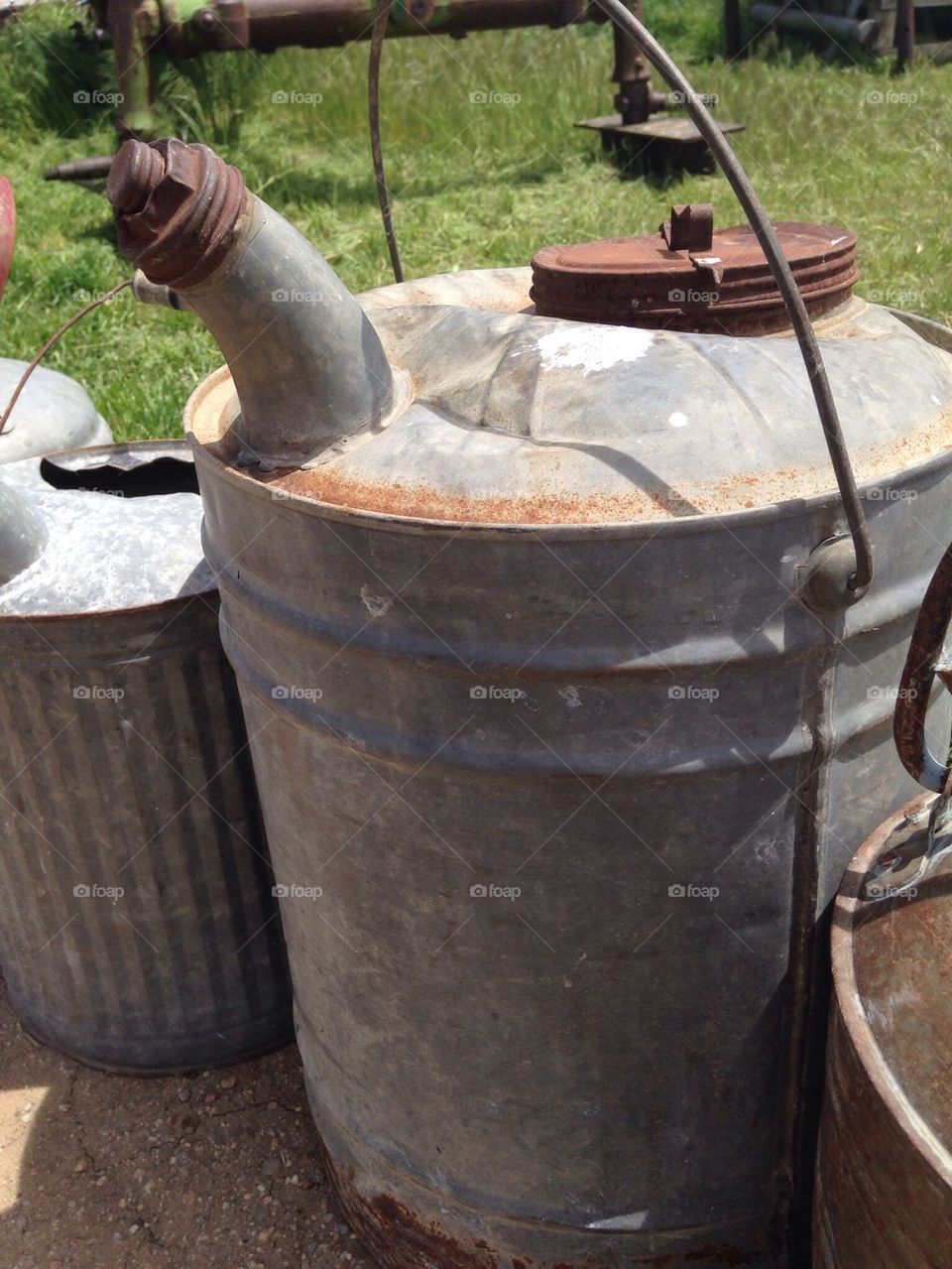 Old gas cans