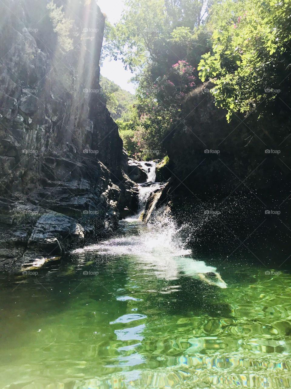 Enjoying the June with a canyon trip in Malaga. 