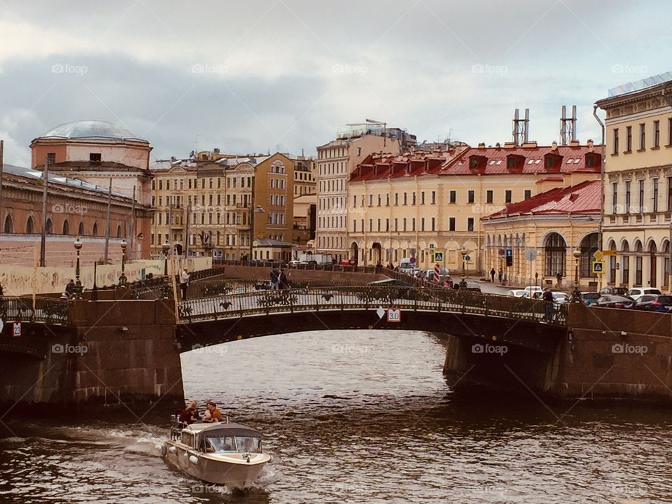 Bridge in the city