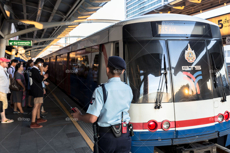 Security of the BTS public train 