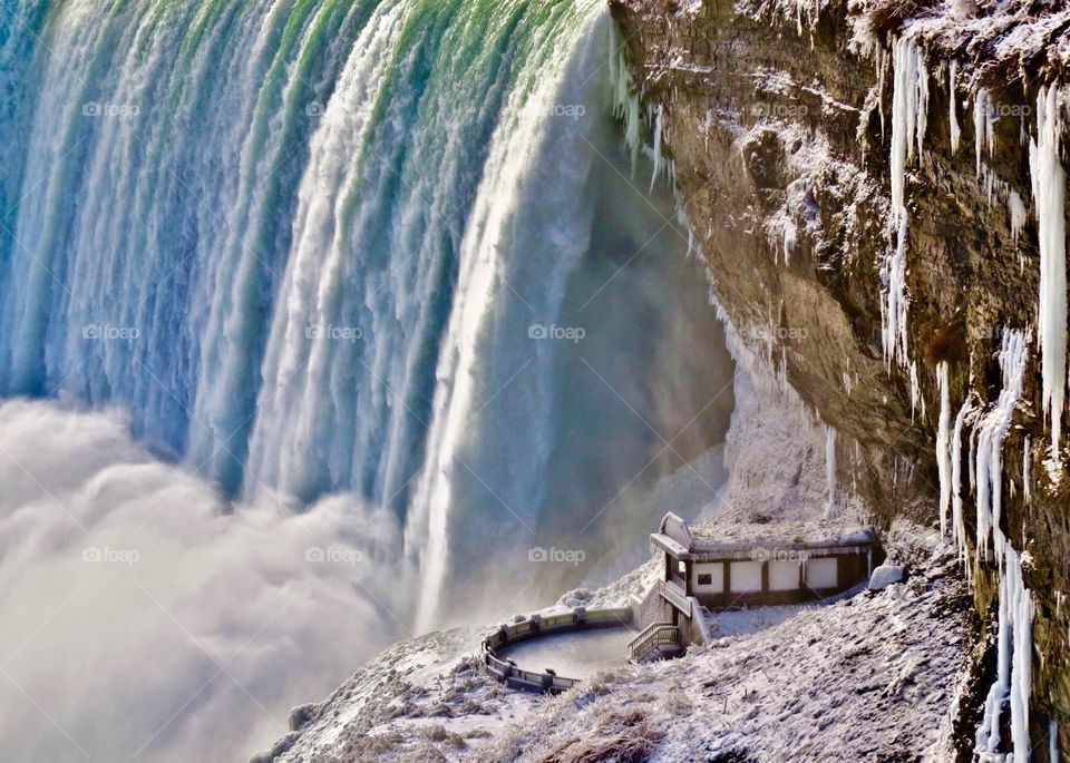 Niagara Falls in winter