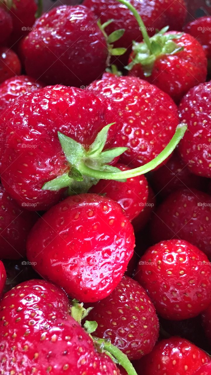 Fresh strawberries 