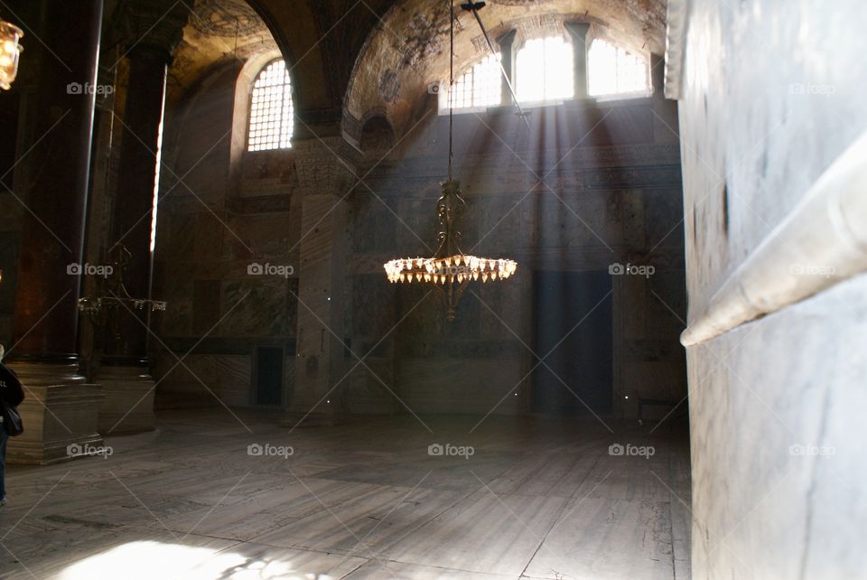 Inside mosque in Istanbul