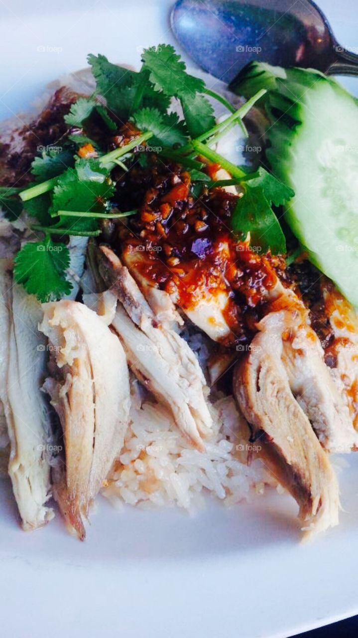 Thai Chicken over rice