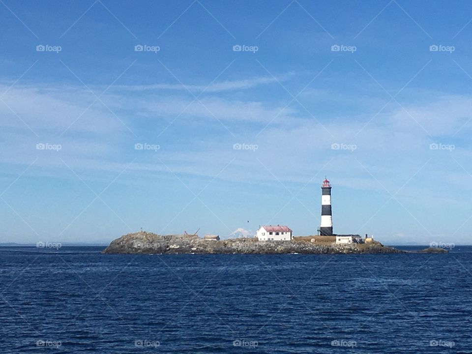 Lighthouse on island