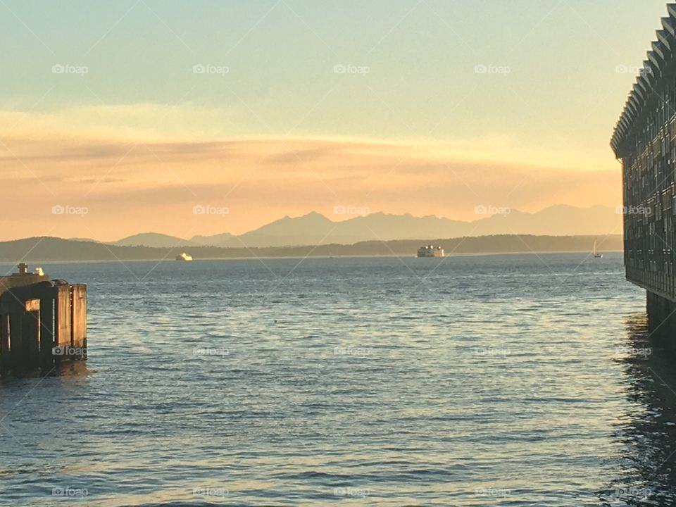 Seattle by Evening Light