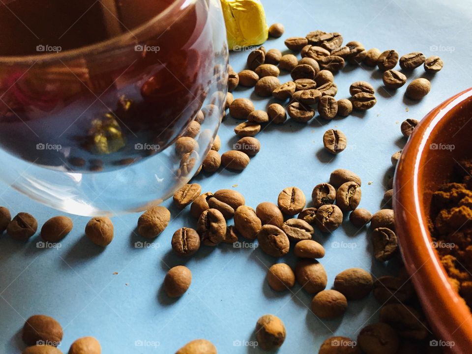 Coffee and coffee beans