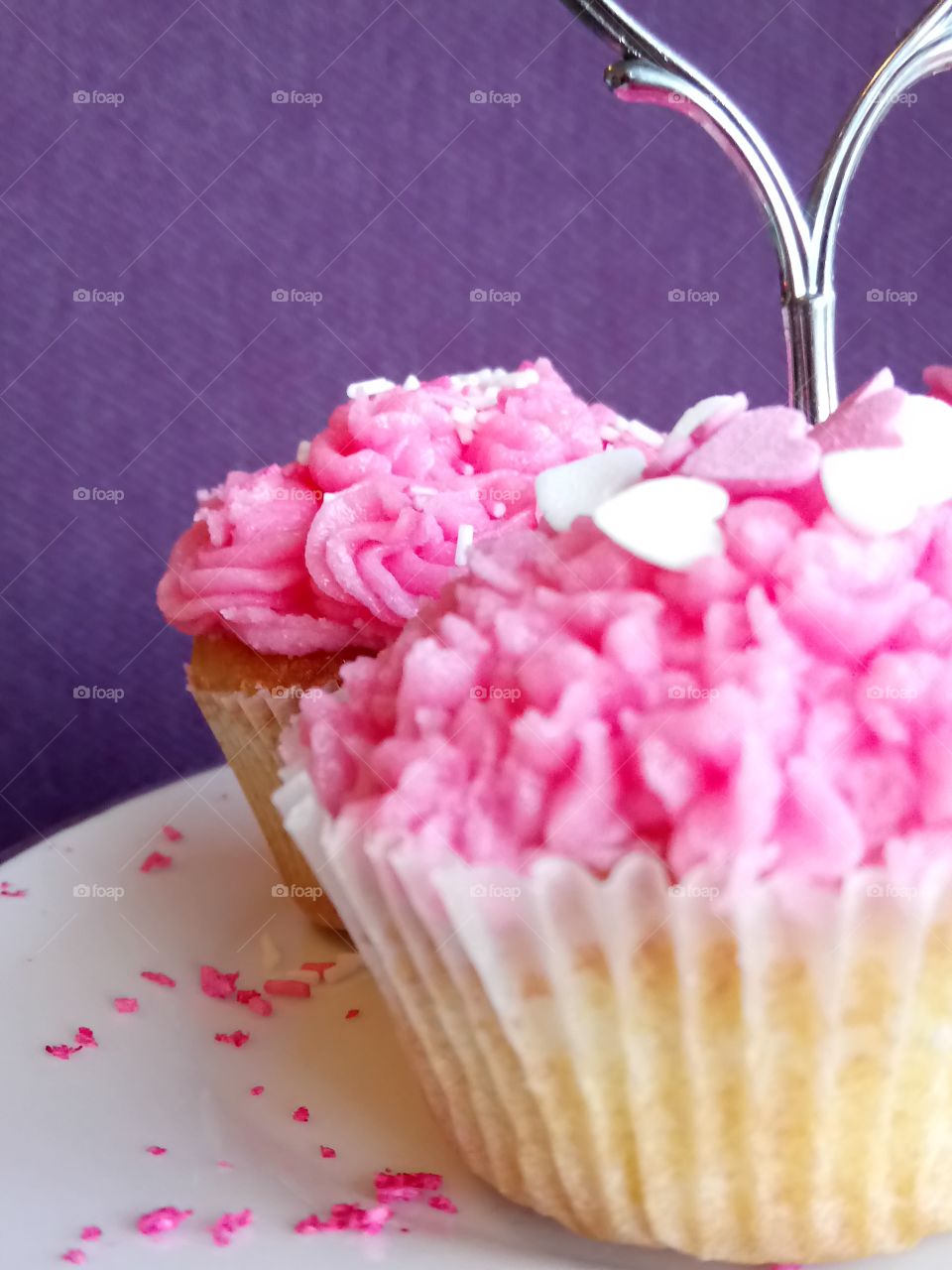 Cupcakes in pink