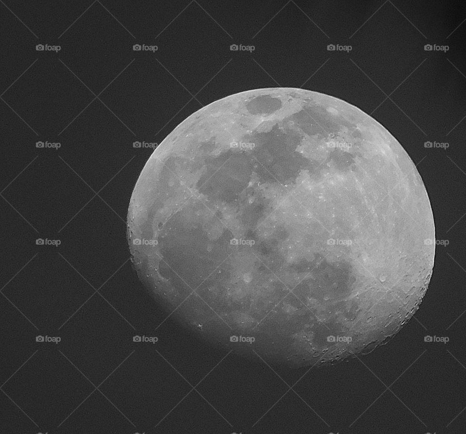 The Moon - We rely on the moon for light - Monochrome photography is photography where each position on an image can record and show a different amount of light, but not a different hue. 