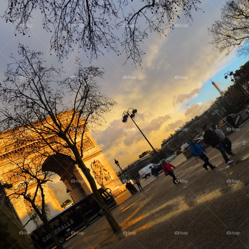 Paris after storm