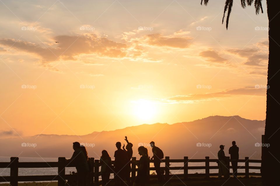 End the day by looking at a beautiful sunset.