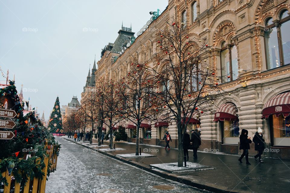 Walk Moscow Red Sqare