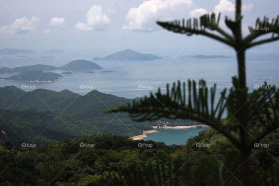 Hong Kong island view