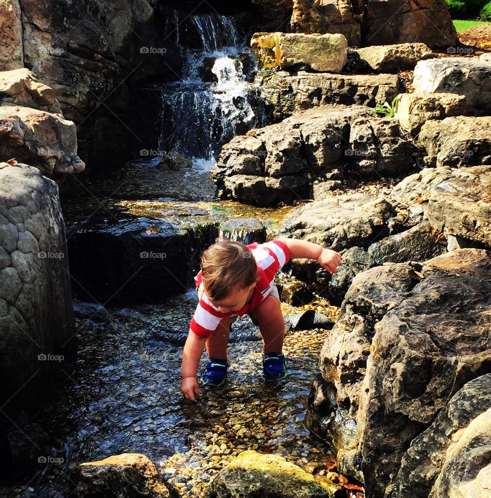 Playing in the Creek