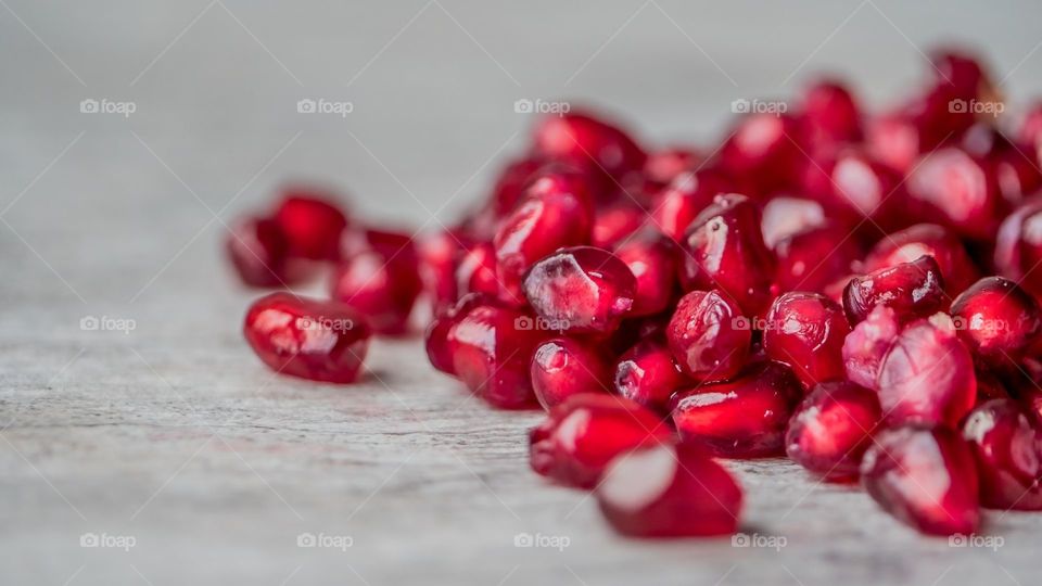 Red pomegranate