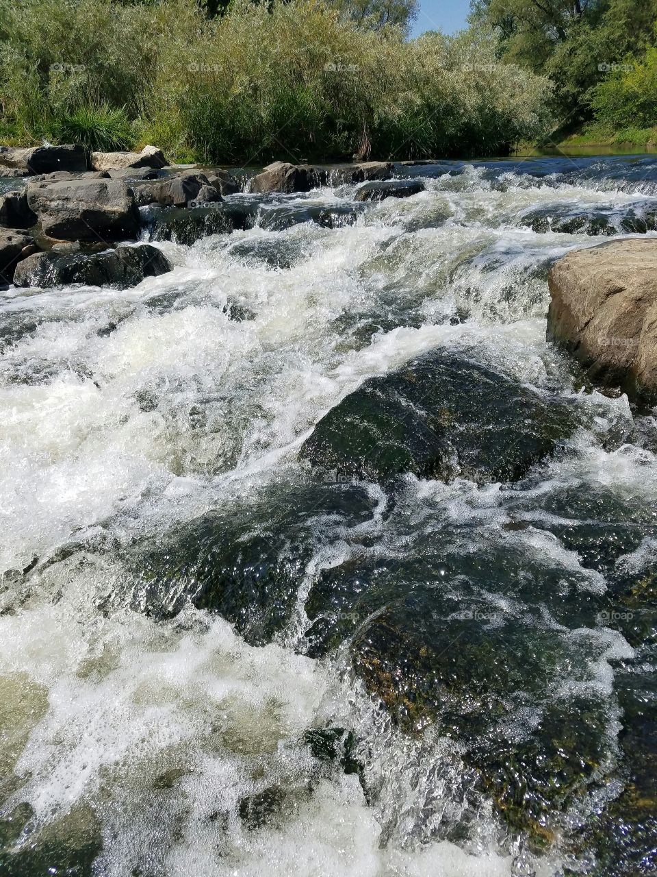 Water, Waterfall, River, Stream, No Person