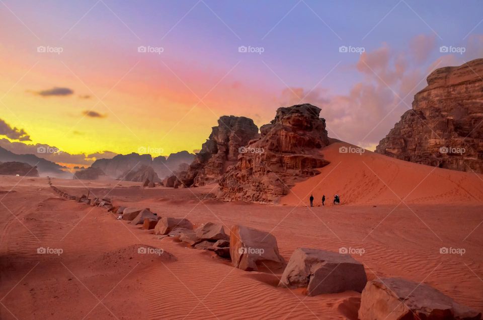 Landscape, Wadi Rum Desert