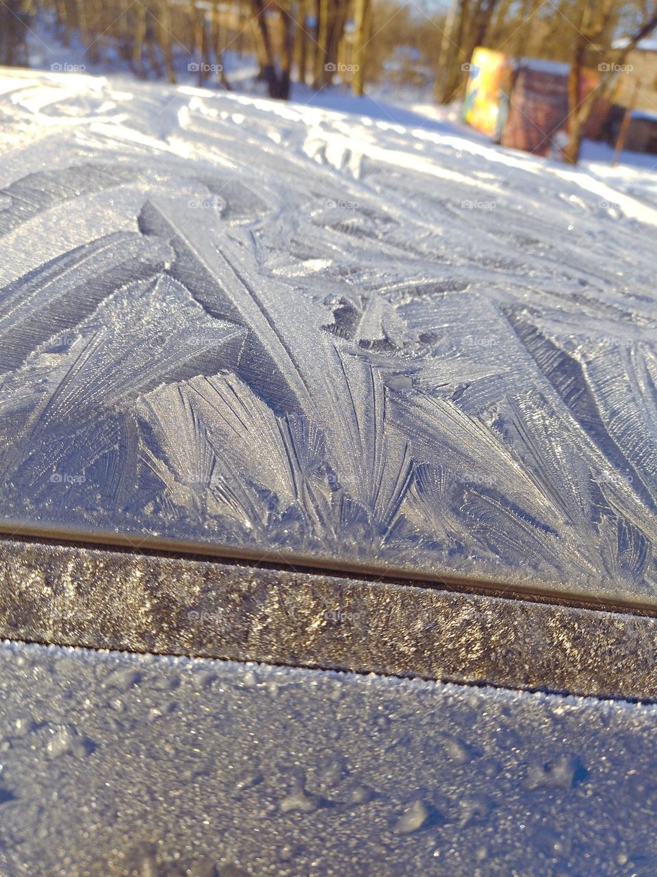 текстура мороза