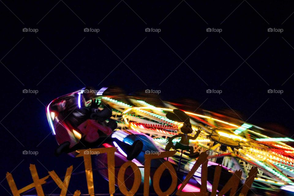 Carousel. Bright colours.