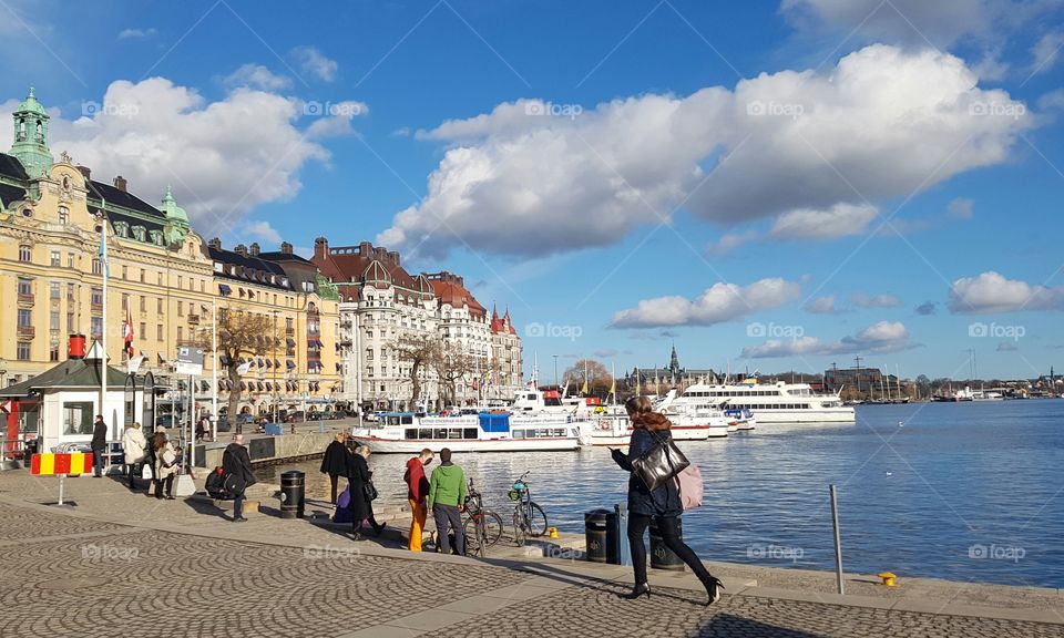 Harbor of Stockholm