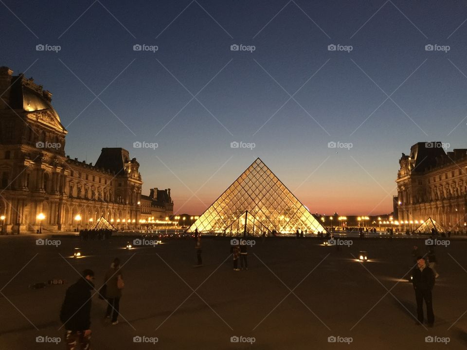 Louvre Sunsets