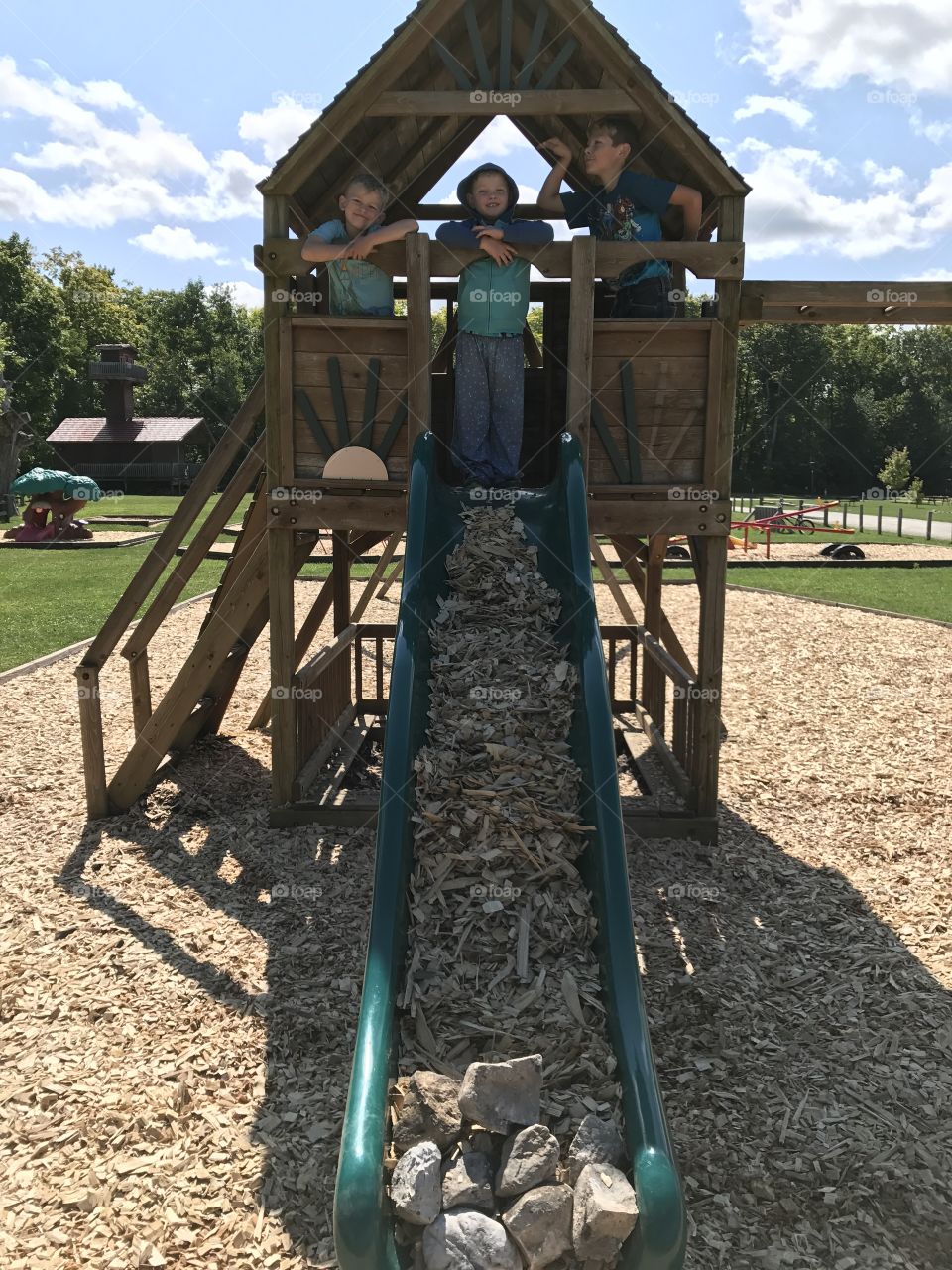 Filling up the slide 