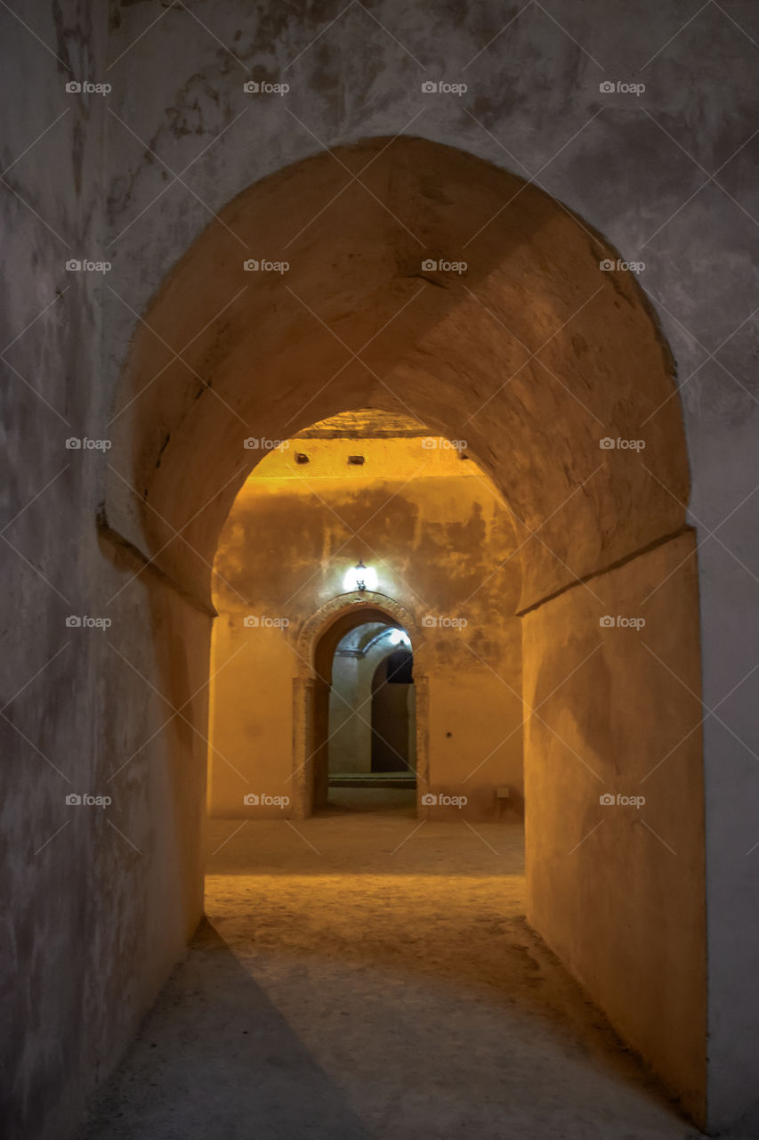Old moroccan granary in Meknes