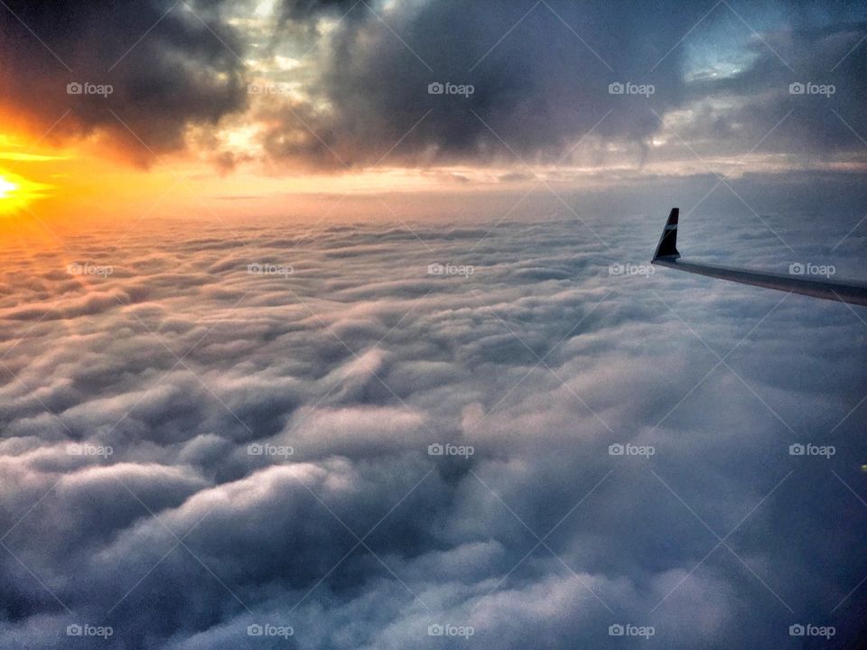 Above the clouds