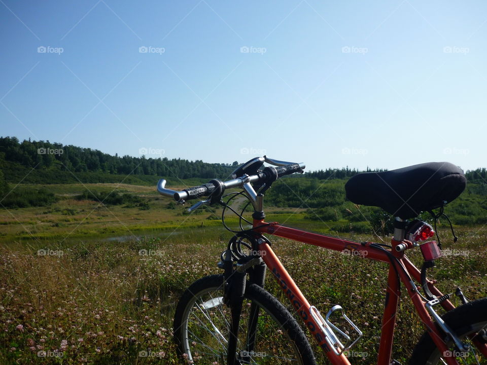 bike ride in Alaska