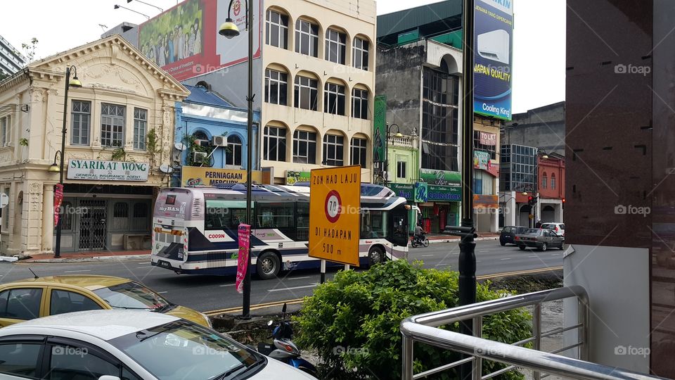 A busy street in Seremban Malaysia