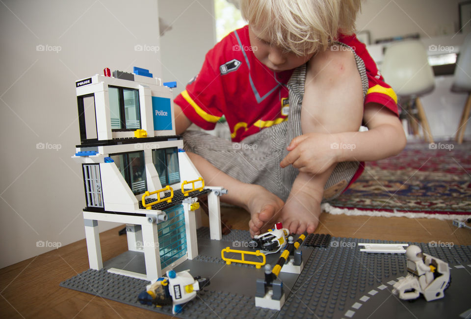 Playing with lego