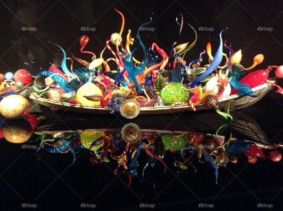 Chihuly glass exhibit