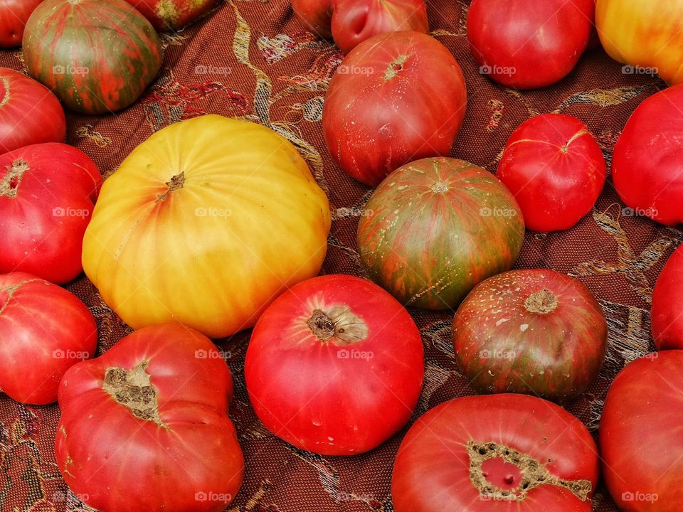 Heirloom Tomatoes. Fresh Organic Heirloom Tomatoes
