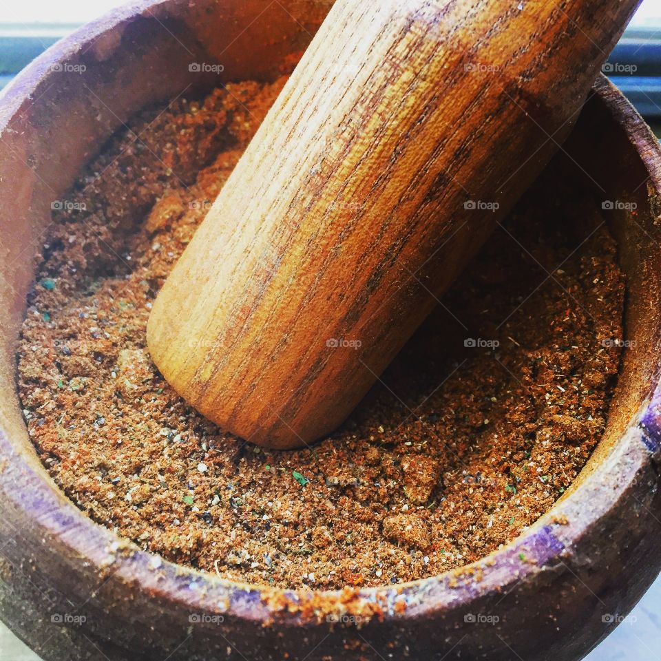 Mortar and pestle 