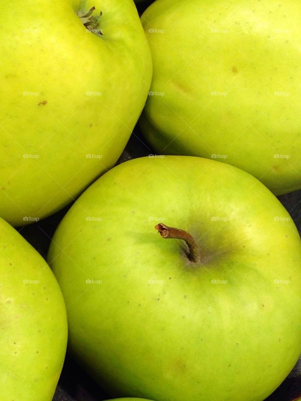 Full frame of apples