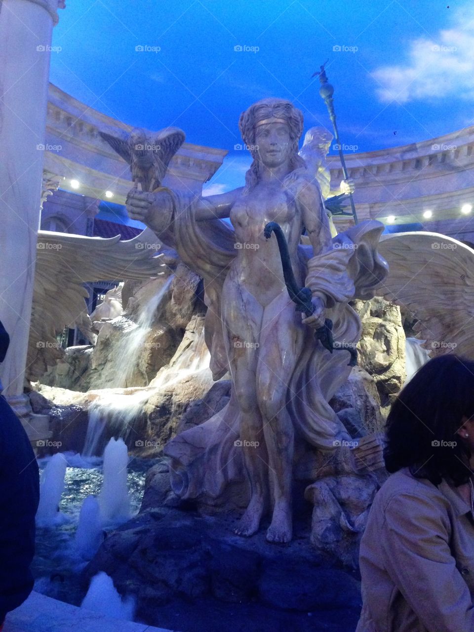 Caesar's palace fountain Las Vegas 
