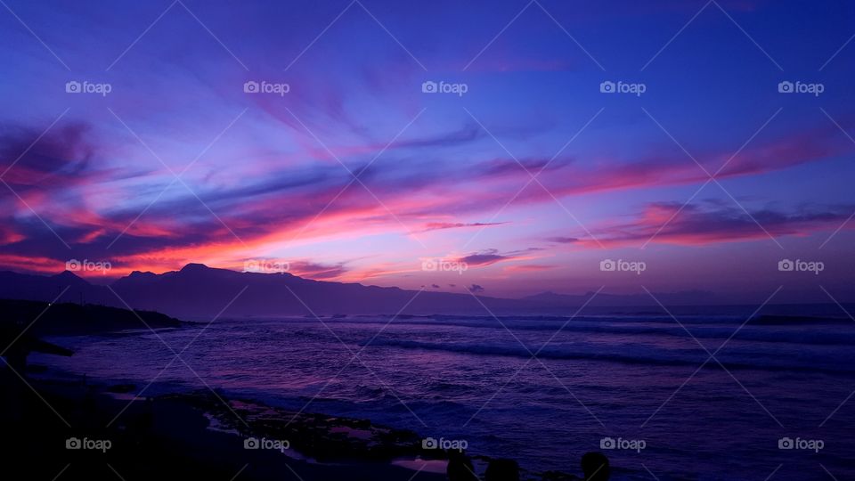 The moment before night