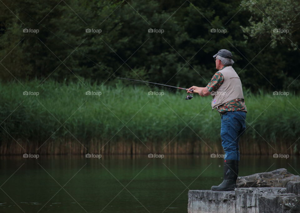 Man Fishing