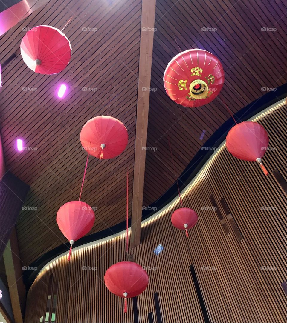 Red lanterns 