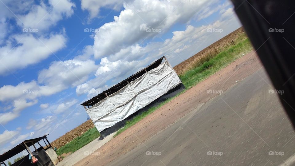 Road shop in South africa