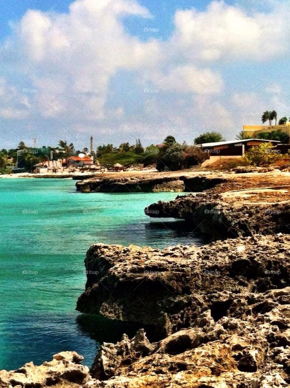 Aruba cliffs