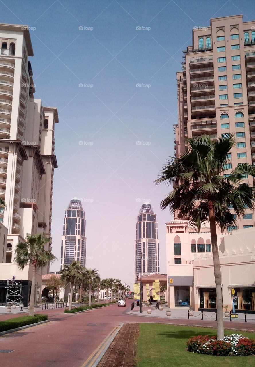 Skyscrapers in Doha, Qatar